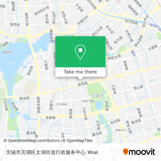 无锡市滨湖区太湖街道行政服务中心 map