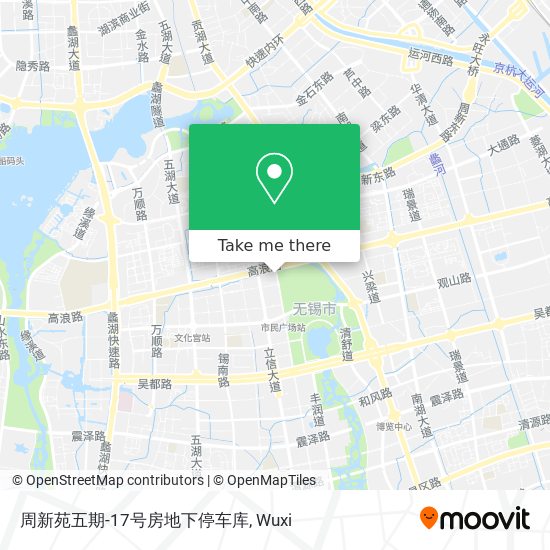 周新苑五期-17号房地下停车库 map