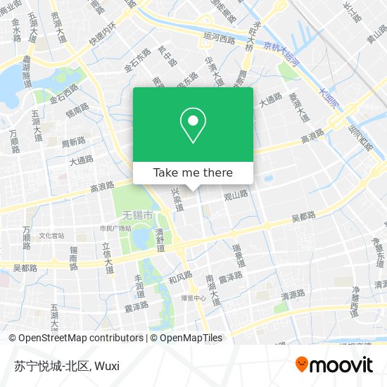 苏宁悦城-北区 map