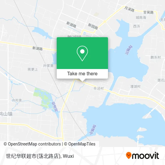 世纪华联超市(荡北路店) map