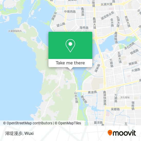 湖堤漫步 map