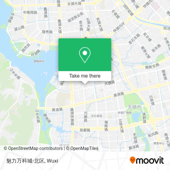 魅力万科城-北区 map