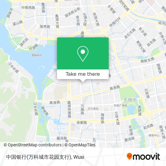 中国银行(万科城市花园支行) map