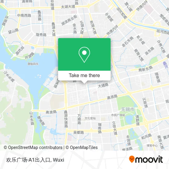 欢乐广场-A1出入口 map