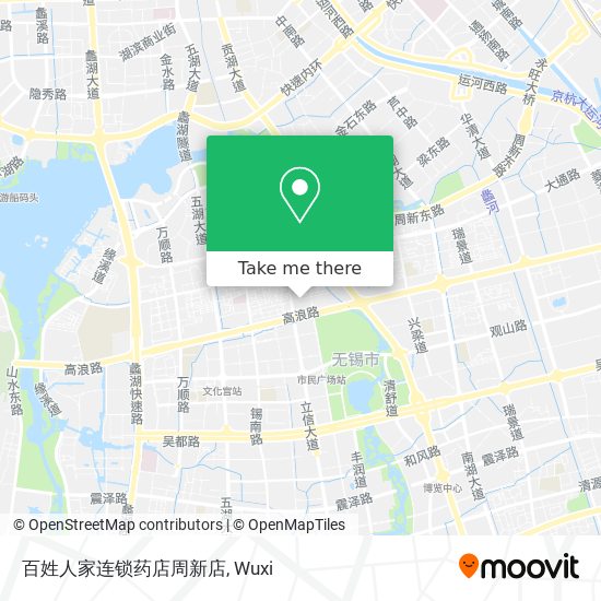 百姓人家连锁药店周新店 map