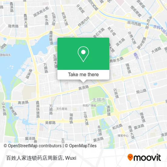 百姓人家连锁药店周新店 map