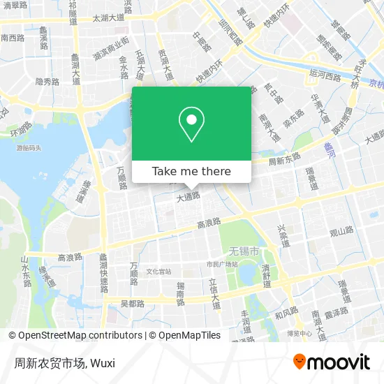 周新农贸市场 map