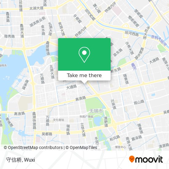 守信桥 map