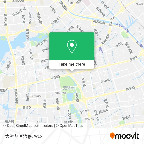 大海别克汽修 map