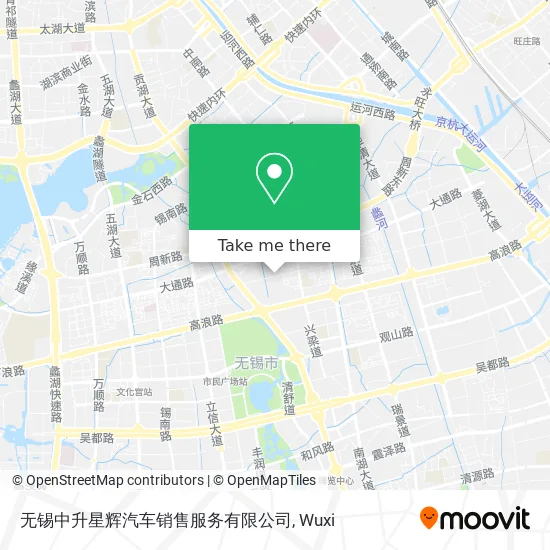 无锡中升星辉汽车销售服务有限公司 map