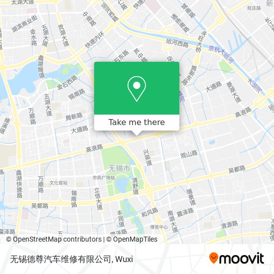 无锡德尊汽车维修有限公司 map