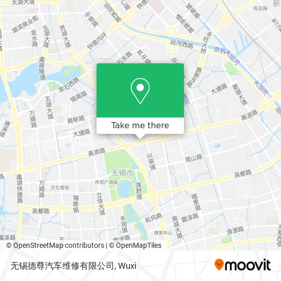 无锡德尊汽车维修有限公司 map