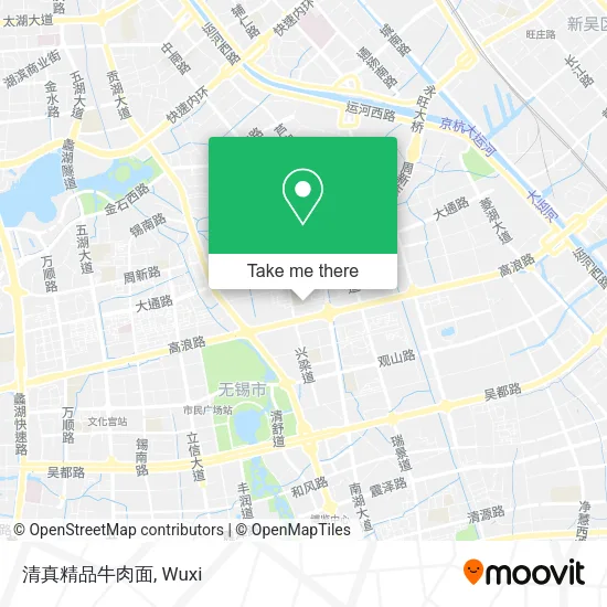 清真精品牛肉面 map