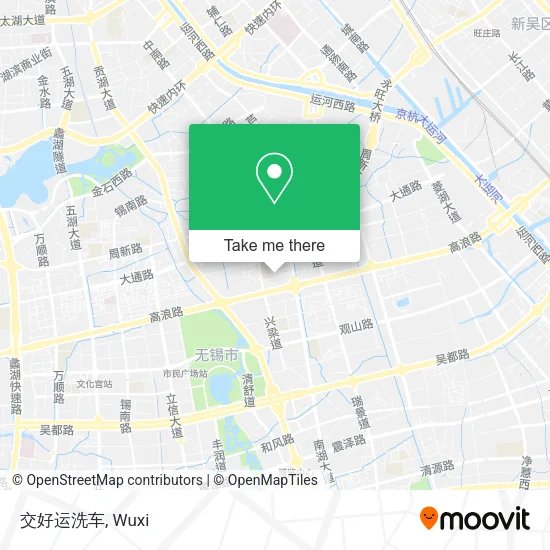交好运洗车 map