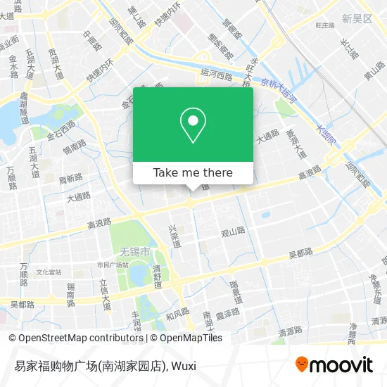 易家福购物广场(南湖家园店) map