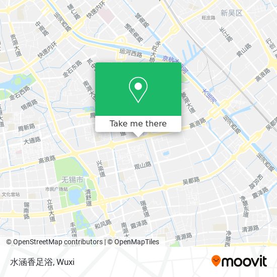 水涵香足浴 map