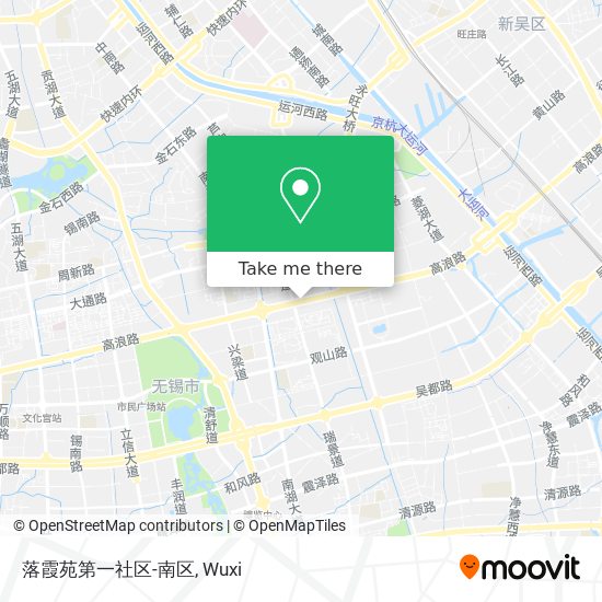 落霞苑第一社区-南区 map