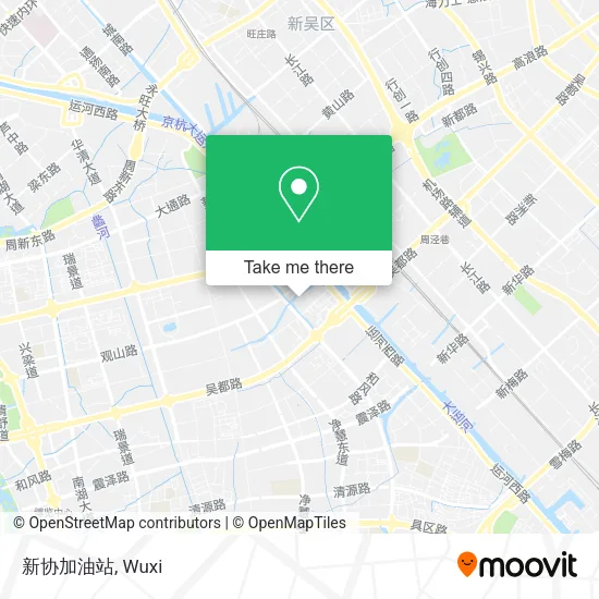 新协加油站 map