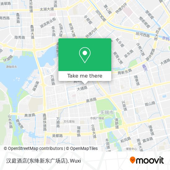 汉庭酒店(东绛新东广场店) map