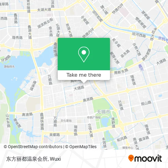 东方丽都温泉会所 map