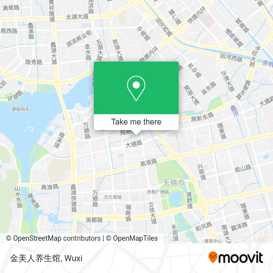 金美人养生馆 map