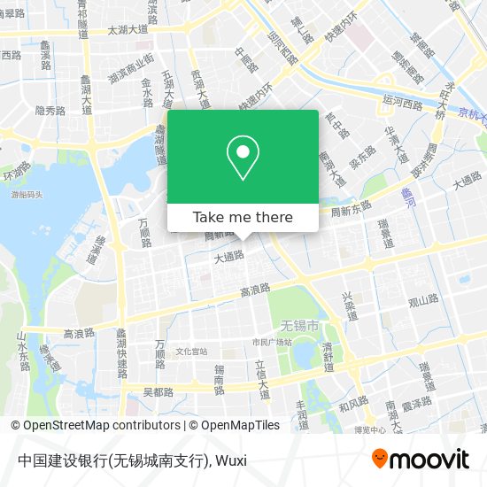 中国建设银行(无锡城南支行) map