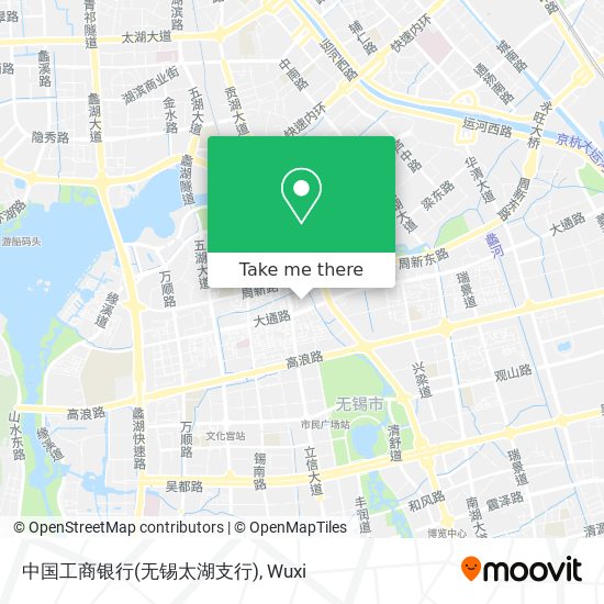 中国工商银行(无锡太湖支行) map