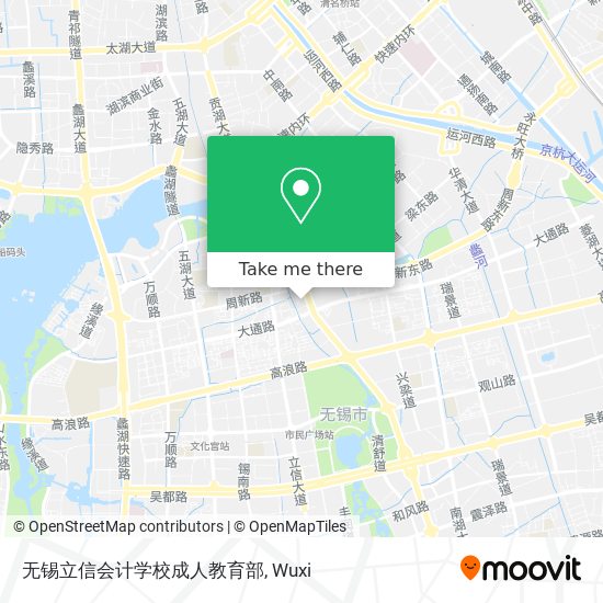 无锡立信会计学校成人教育部 map