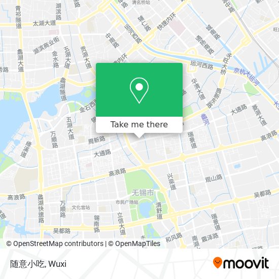 随意小吃 map