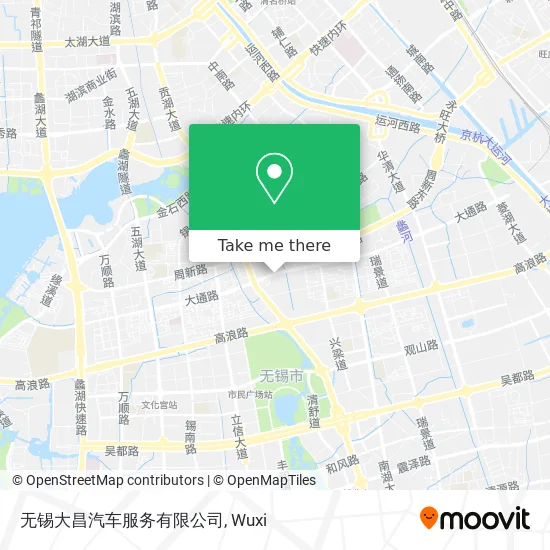 无锡大昌汽车服务有限公司 map