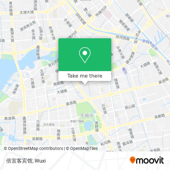 倍宜客宾馆 map