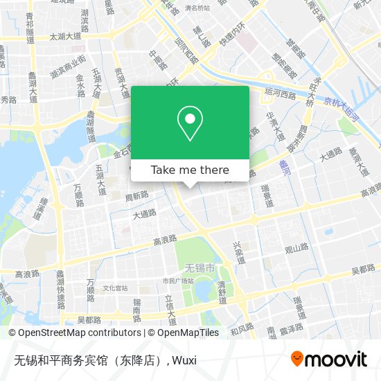 无锡和平商务宾馆（东降店） map