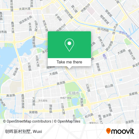 朝晖新村别墅 map