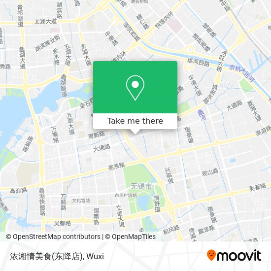 浓湘情美食(东降店) map