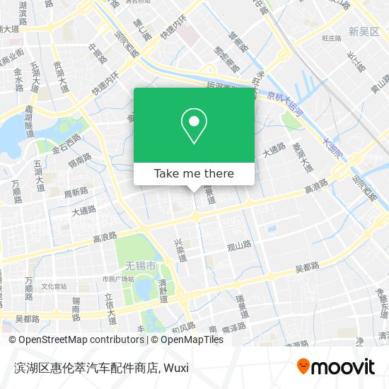 滨湖区惠伦萃汽车配件商店 map