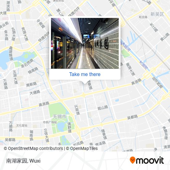 南湖家园 map