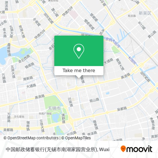 中国邮政储蓄银行(无锡市南湖家园营业所) map