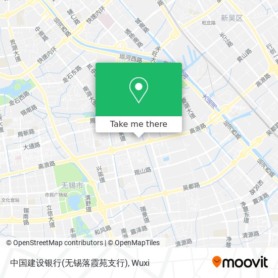 中国建设银行(无锡落霞苑支行) map
