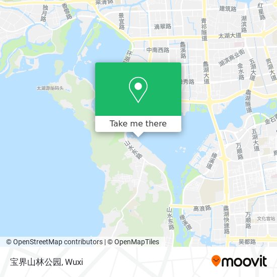 宝界山林公园 map