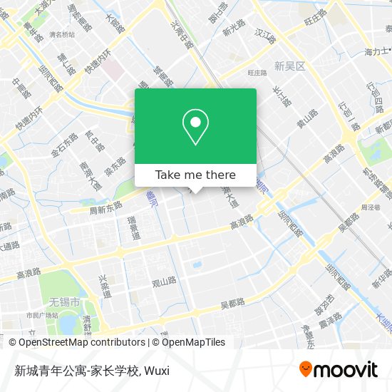 新城青年公寓-家长学校 map