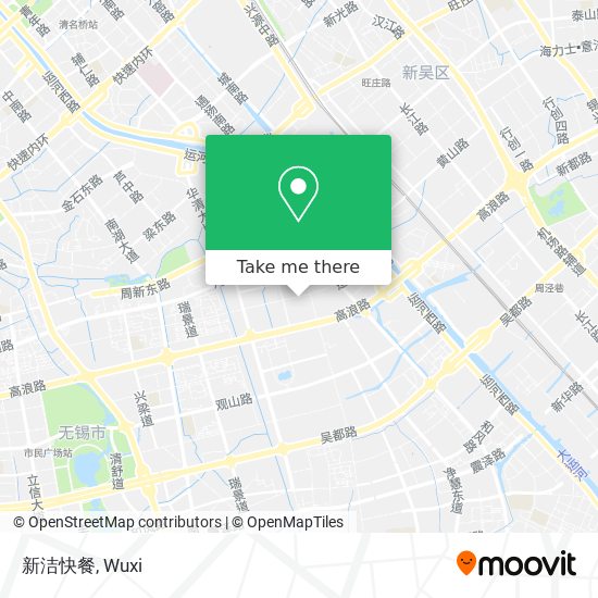 新洁快餐 map