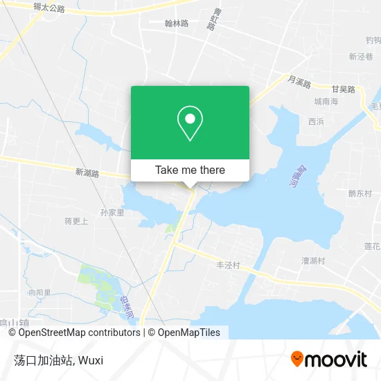 荡口加油站 map