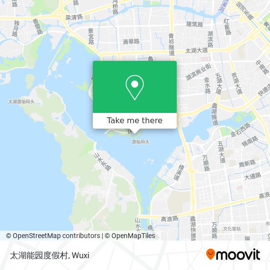 太湖能园度假村 map