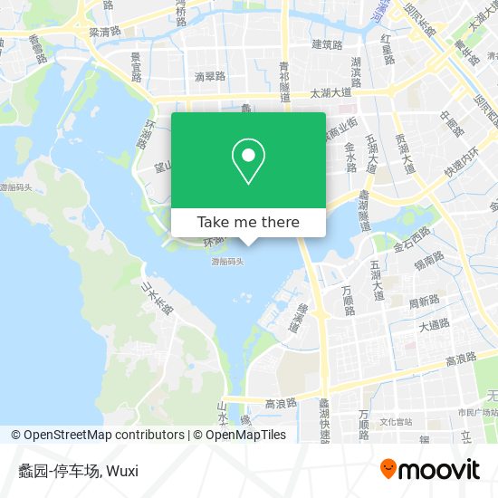 蠡园-停车场 map