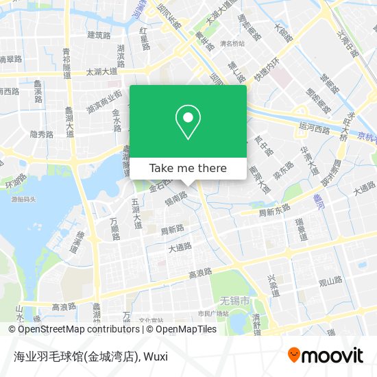 海业羽毛球馆(金城湾店) map