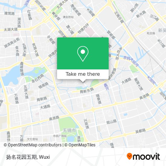 扬名花园五期 map