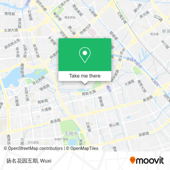 扬名花园五期 map