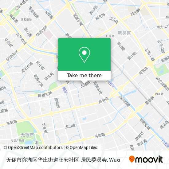 无锡市滨湖区华庄街道旺安社区-居民委员会 map