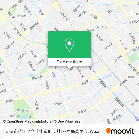 无锡市滨湖区华庄街道旺安社区-居民委员会 map