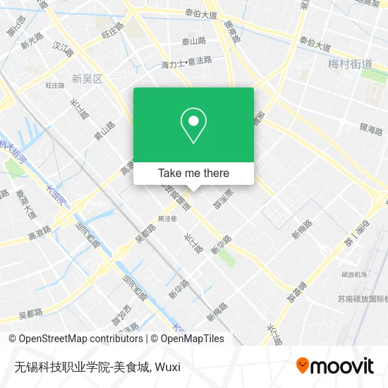 无锡科技职业学院-美食城 map